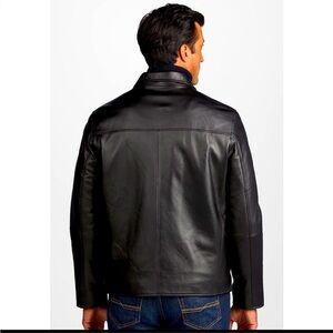Men's Black Leather Jacket